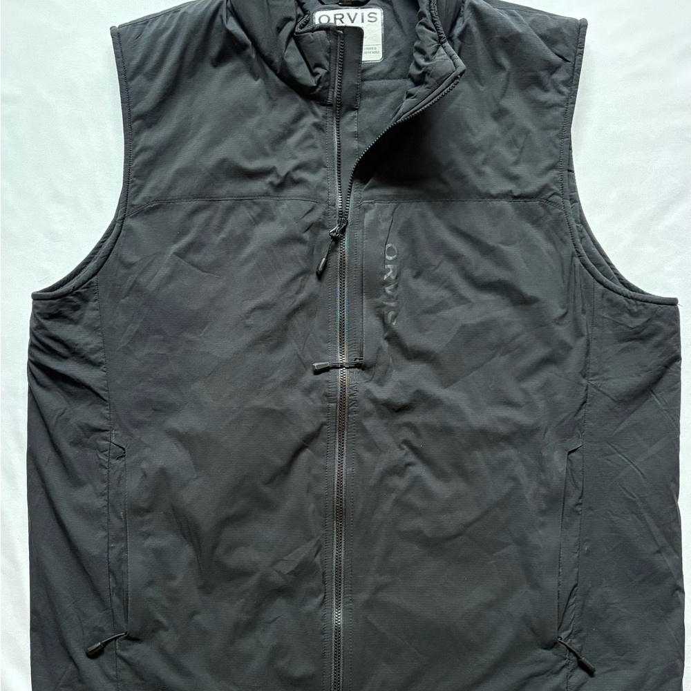 Orvis Men's Charcoal Gray Vest-Pro Fishing Insulated